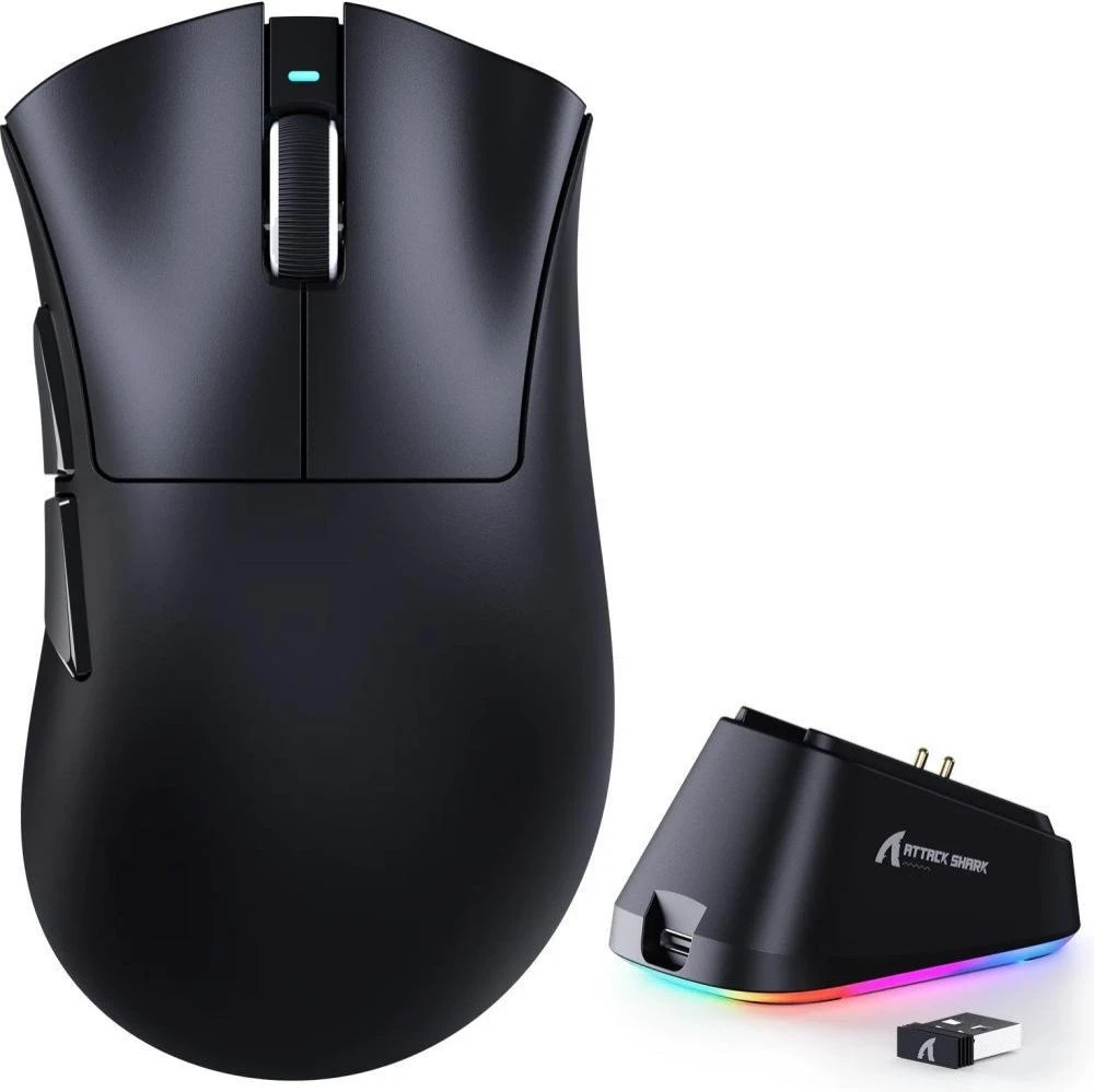 Мышь ATTACK SHARK V3PRO Ultra-Light Black (V3PROB_AS) (UA)