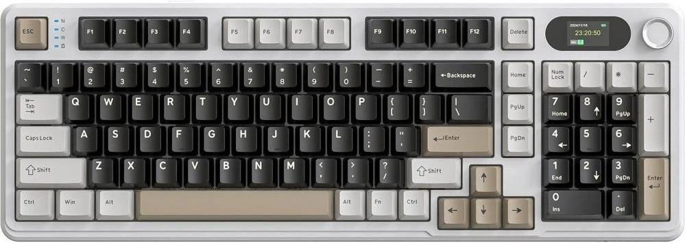 Клавіатура ATTACK SHARK X98 Pro Cheese Linear Blueberry Switch (X98PROCW_AS) (UA)