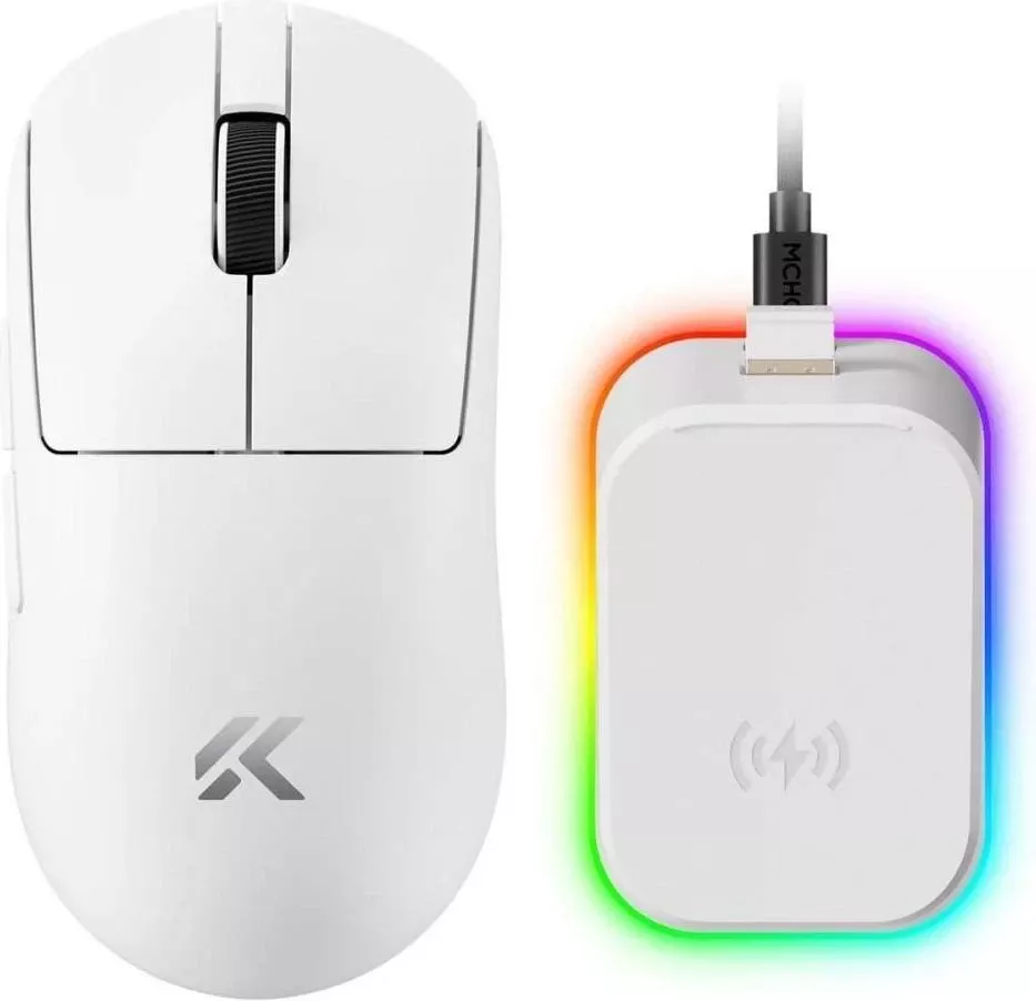 Мышь MCHOSE A7 V2 Ultra Wireless White (HW-A7V2-6) (UA)