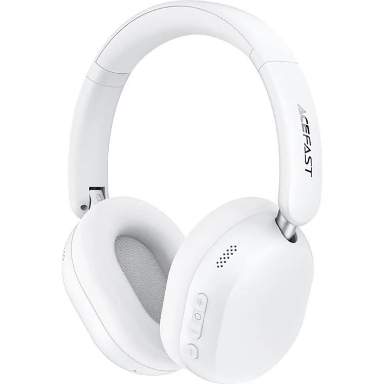 Наушники с микрофоном Acefast H12 ANC White (6974316285731) (UA)