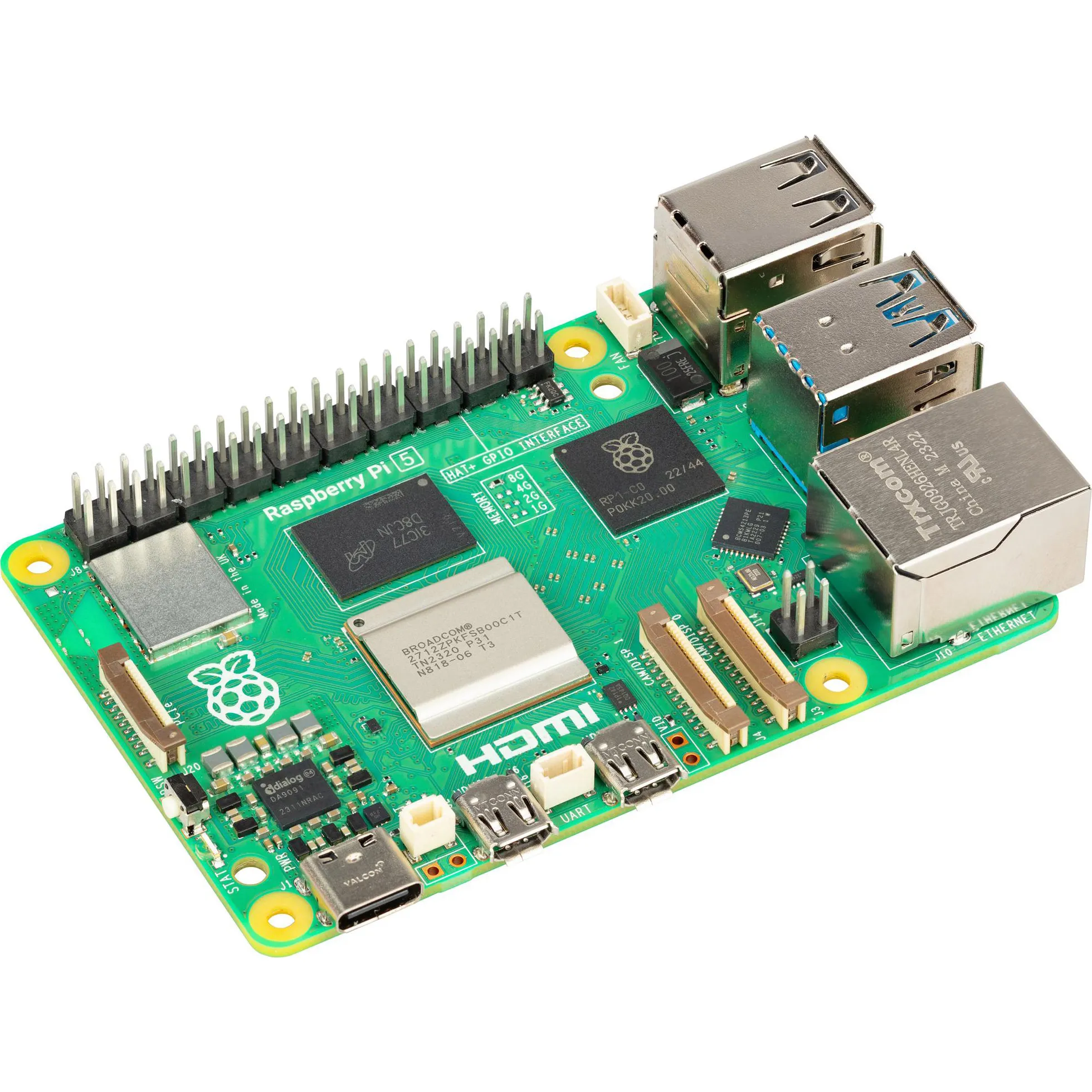 Компьютер Raspberry Pi 5 8GB (RPI5-8GB-SINGLE)