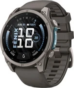 Смарт-часы Garmin Fenix 9 47mm Titanium with Pebble Gray Silicone Band (010-04762-00/01)
