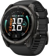 Смарт-часы Garmin Fenix 9 51mm Carbon Gray DLC Titanium with Black Silicone Band (010-04763-10/11)