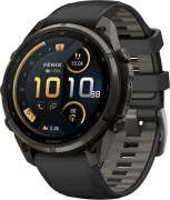 Смарт-часы Garmin Fenix 9 Pro inReach 47mm Carbon Gray DLC Titanium w. Black/Pebble Gray Silicone B. (010-04336-10/11)
