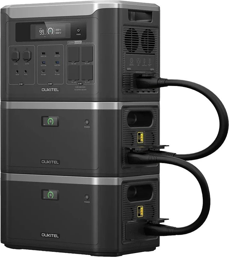 Комплект зарядной станции Oukitel BP3000E + 2xB2000L Expansion Battery