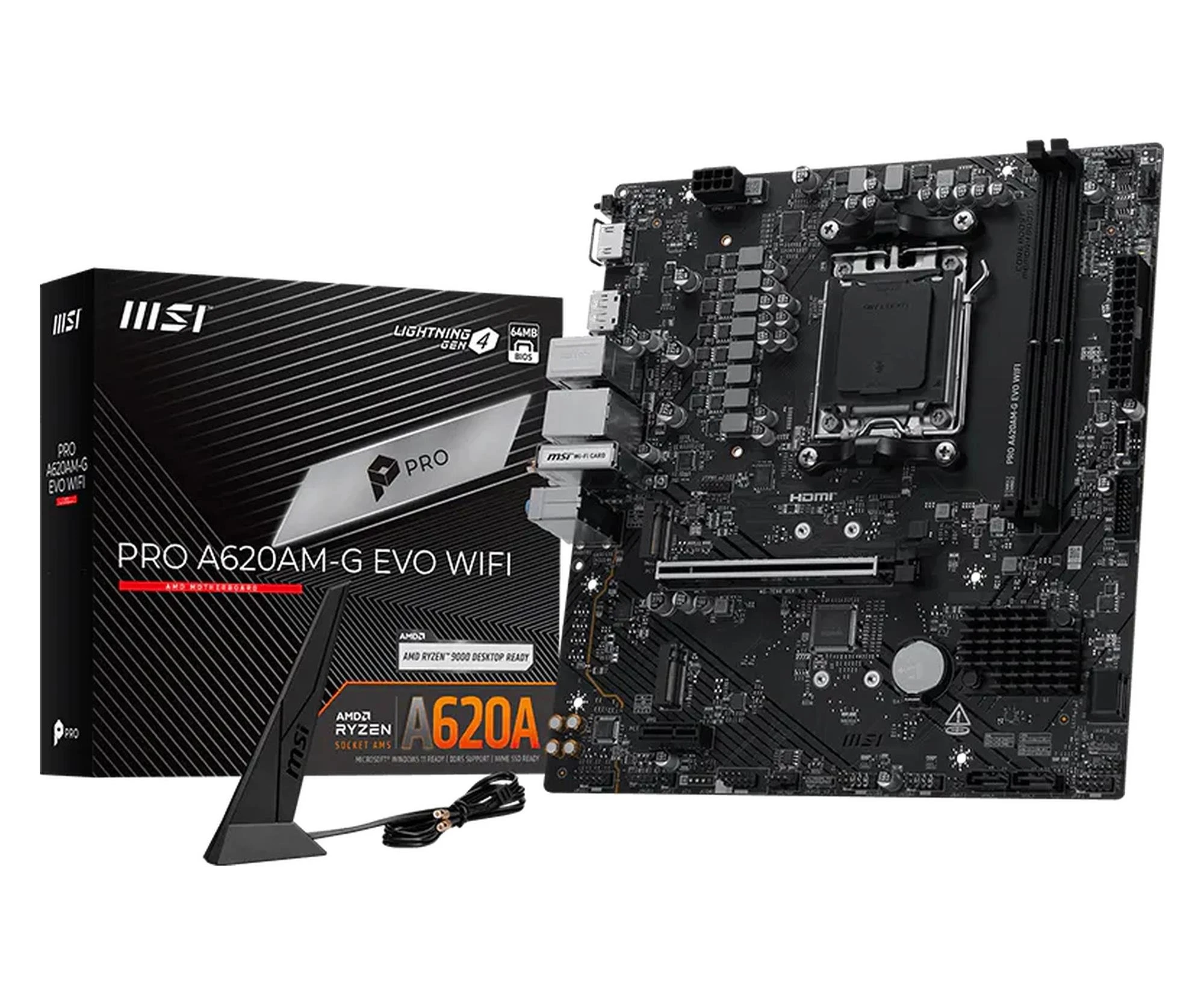 Материнская плата MSI PRO A620AM-G EVO WIFI EU