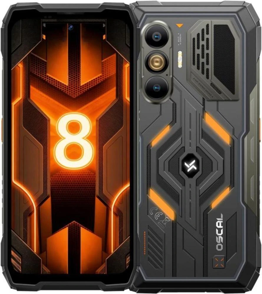 Телефон Oscal Pilot 8 12/256GB Black