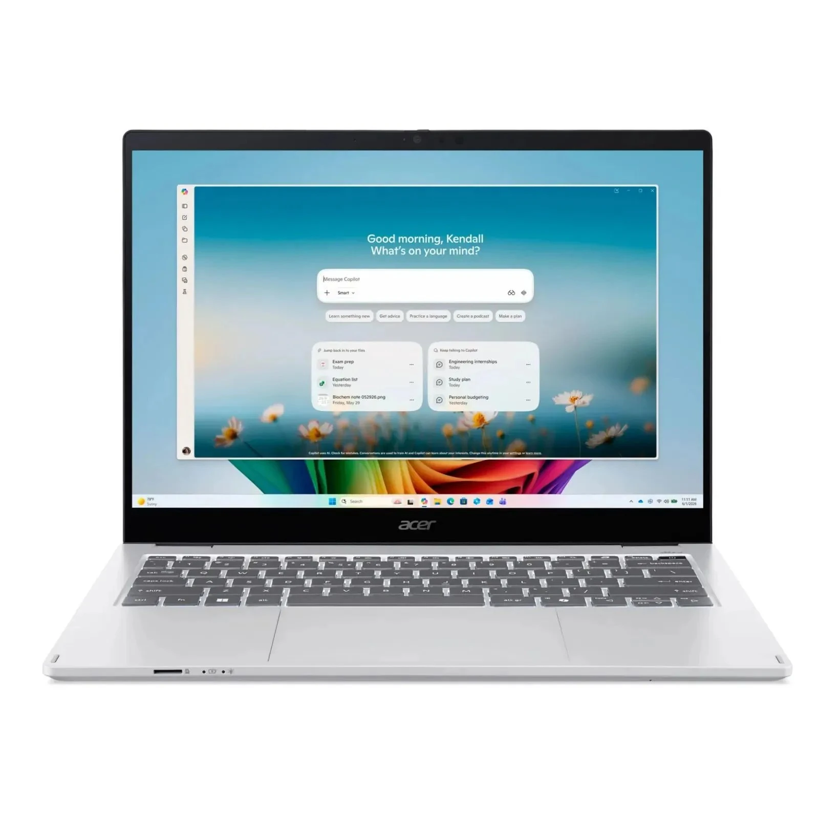 Ноутбук Acer Swift Spin 14 AI SFSP14-I51T (NX.W0SEU.003) (UA)