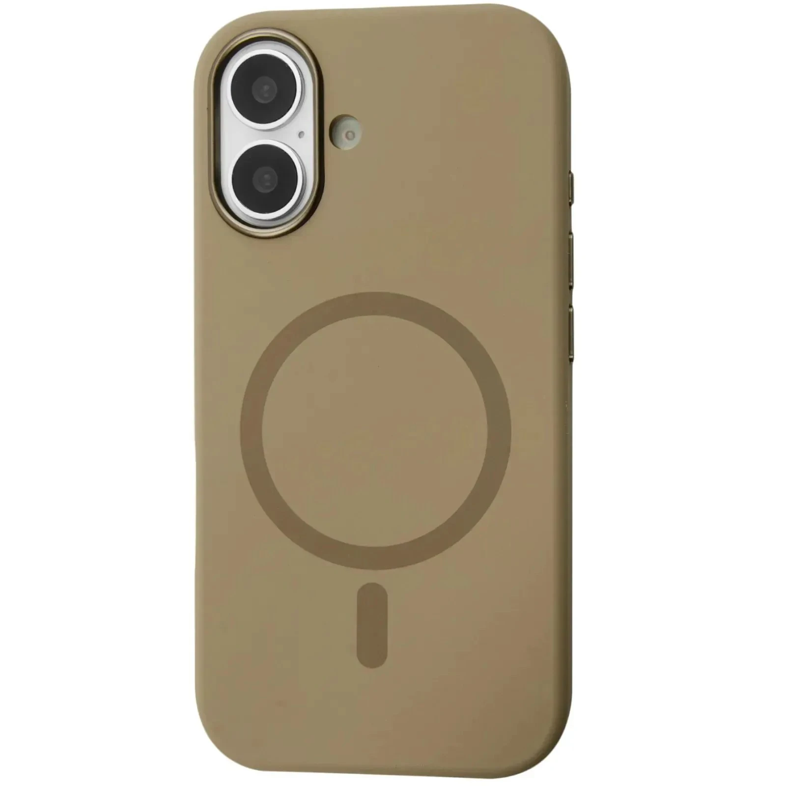 Чохол для мобільного телефону BeCover FIBRA Silicone OmniMag Apple iPhone 16 Brown (716224) (UA)
