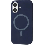 Чехол для мобильного телефона BeCover FIBRA Silicone OmniMag Apple iPhone 16 Deep Blue (716226) (UA)