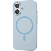 Чехол для мобильного телефона BeCover FIBRA Silicone OmniMag Apple iPhone 16 Light Blue (716228) (UA)