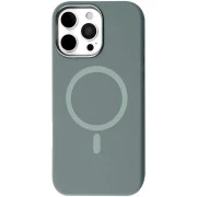 Чехол для мобильного телефона BeCover FIBRA Silicone OmniMag Apple iPhone 16 Pro Max Gray (716236) (UA)