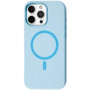 Чохол для мобільного телефону BeCover FIBRA Silicone OmniMag Apple iPhone 16 Pro Max Light Blue (716237) (UA)
