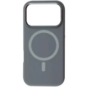 Чехол для мобильного телефона BeCover FIBRA Silicone OmniMag Apple iPhone 17 Pro Gray (716217) (UA)