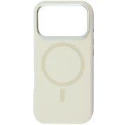 Чехол для мобильного телефона BeCover FIBRA Silicone OmniMag Apple iPhone 17 Pro Milk White (716220) (UA)