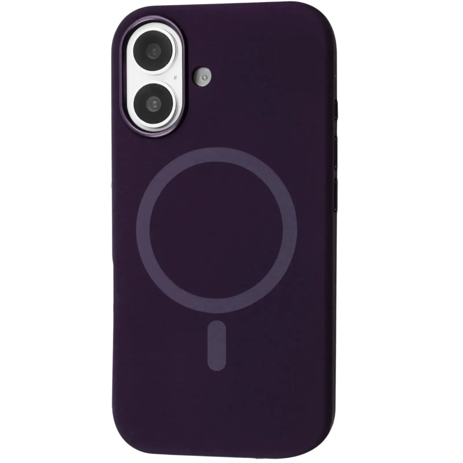 Чохол для мобільного телефону BeCover FIBRA Silicone OmniMag Apple iPhone 16 Dark Purple (716225) (UA)