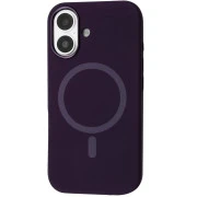 Чохол для мобільного телефону BeCover FIBRA Silicone OmniMag Apple iPhone 16 Dark Purple (716225) (UA)
