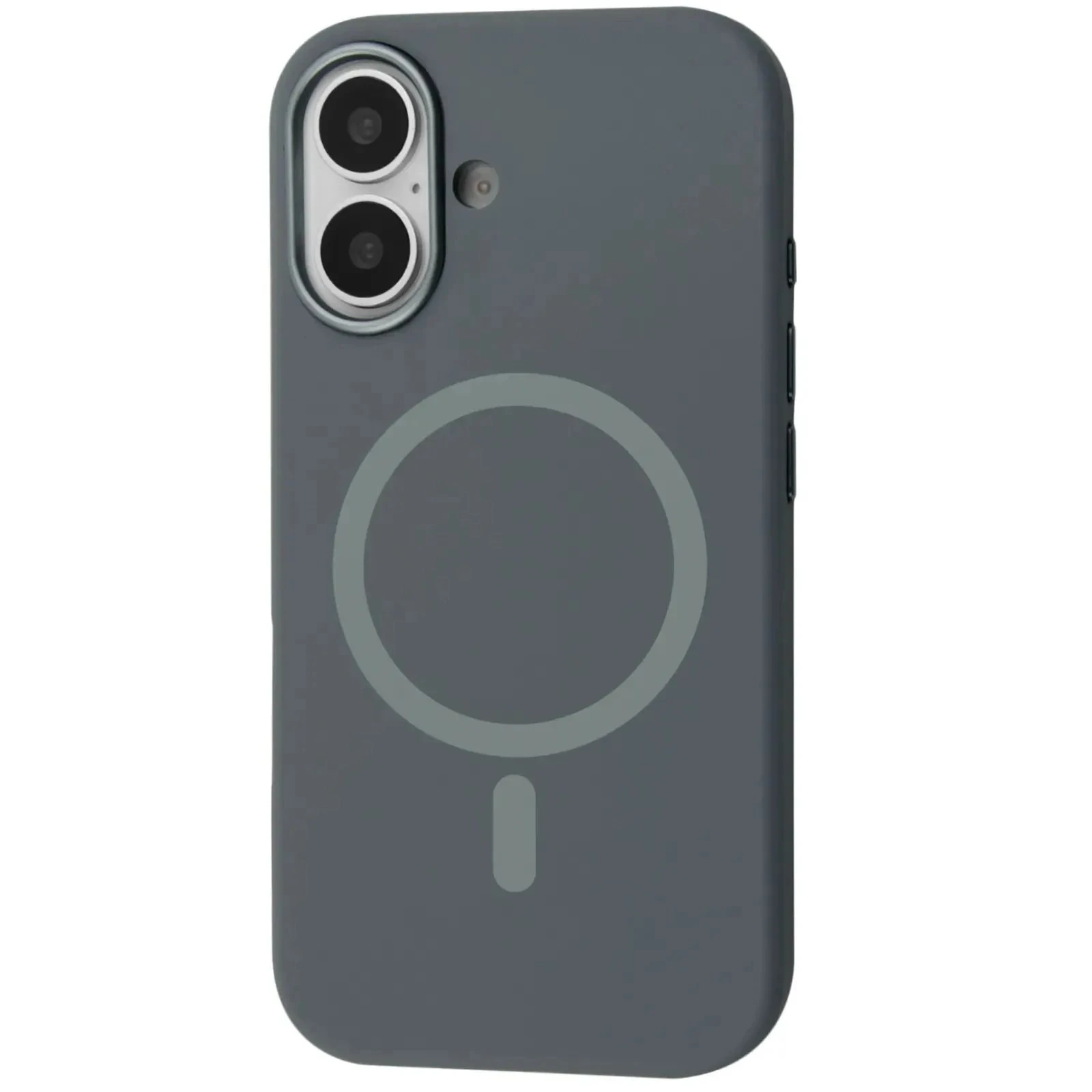 Чохол для мобільного телефону BeCover FIBRA Silicone OmniMag Apple iPhone 16 Gray (716227) (UA)