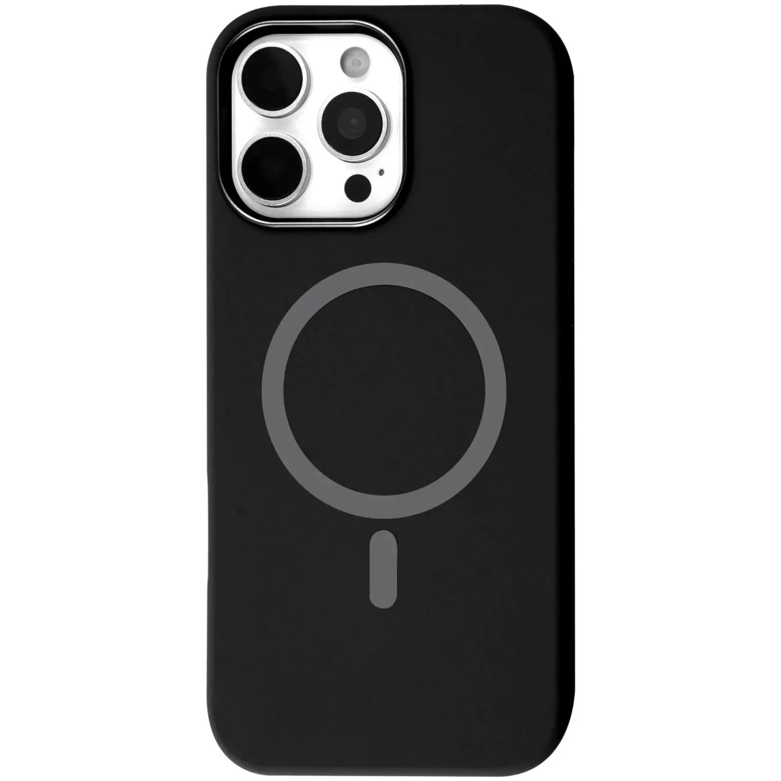 Чохол для мобільного телефону BeCover FIBRA Silicone OmniMag Apple iPhone 16 Pro Max Black (716232) (UA)