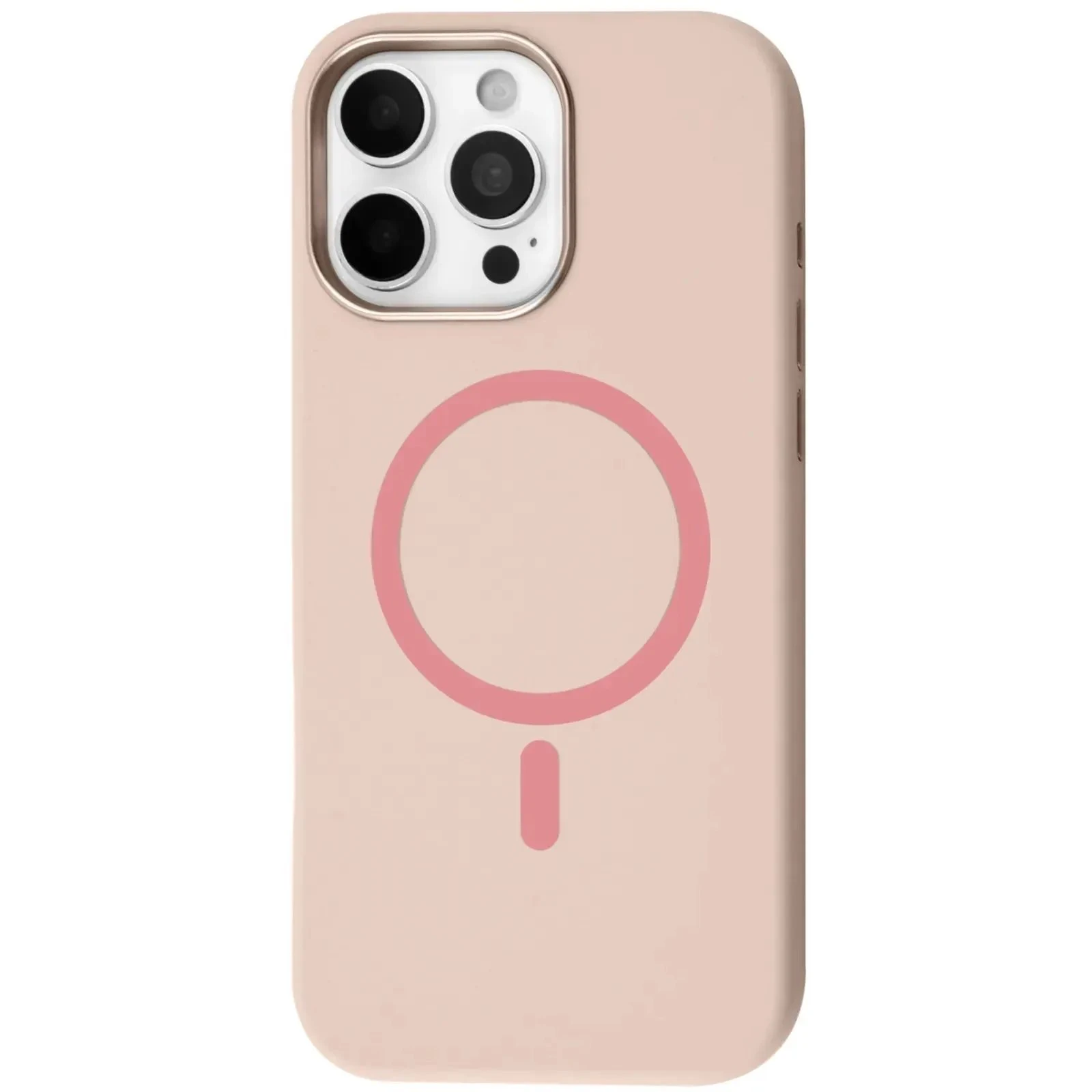 Чехол для мобильного телефона BeCover FIBRA Silicone OmniMag Apple iPhone 16 Pro Max Light Pink (716238) (UA)