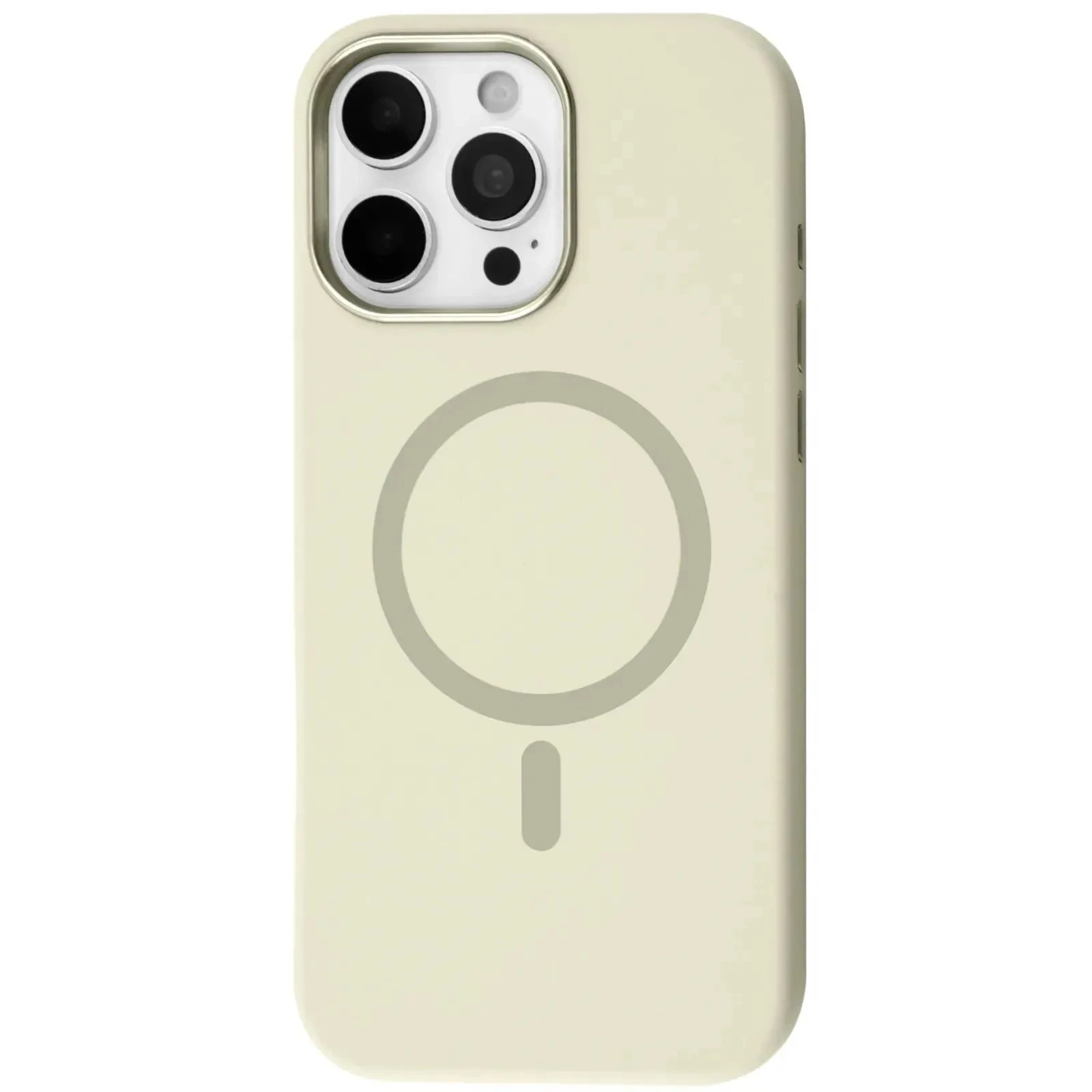 Чохол для мобільного телефону BeCover FIBRA Silicone OmniMag Apple iPhone 16 Pro Max Milk White (716239) (UA)