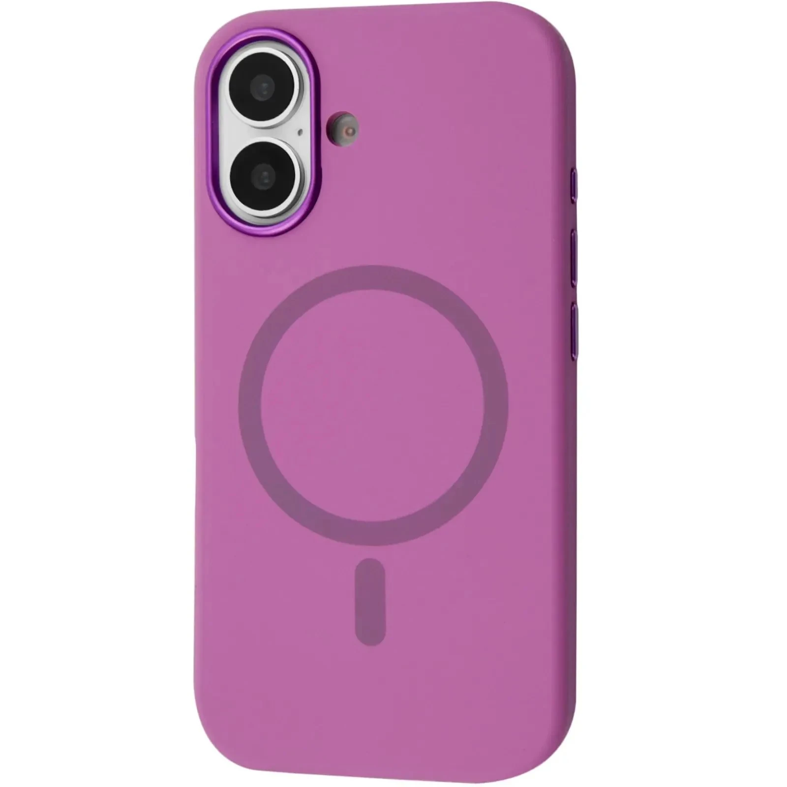 Чохол для мобільного телефону BeCover FIBRA Silicone OmniMag Apple iPhone 16 Purple (716231) (UA)