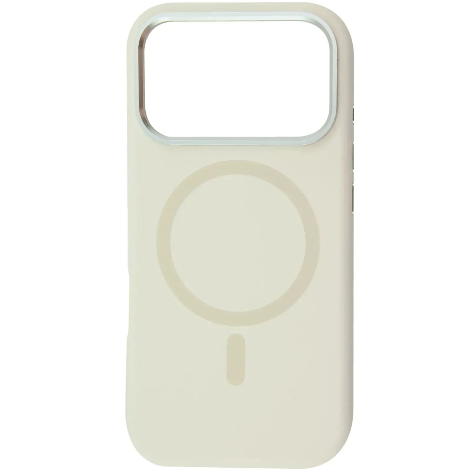 Чохол для мобільного телефону BeCover FIBRA Silicone OmniMag Apple iPhone 17 Pro Milk White (716220) (UA)