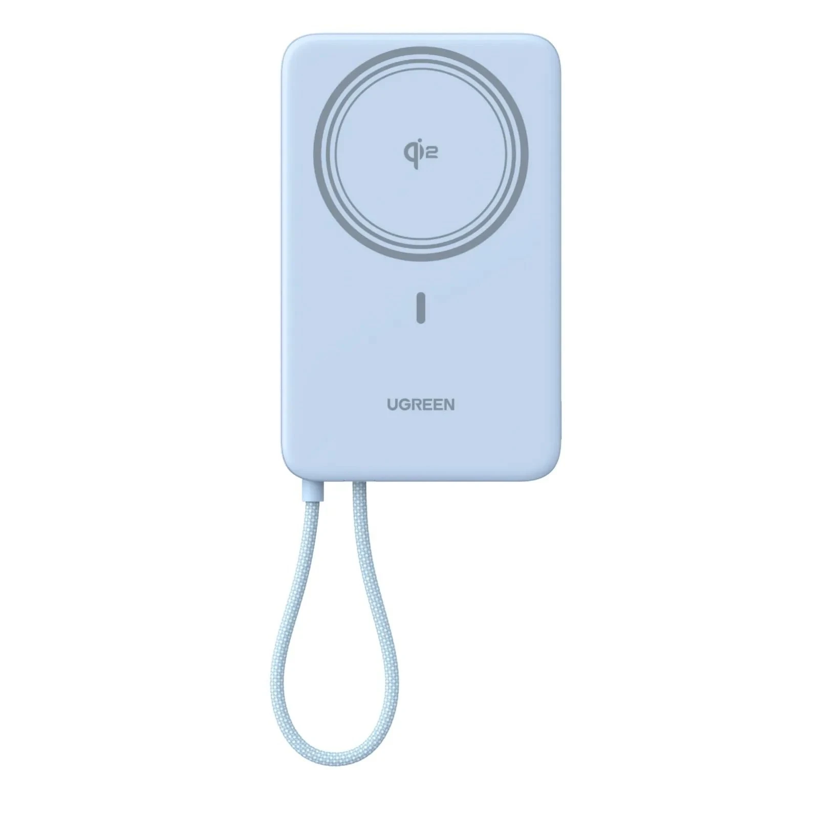 Мобильная батарея Ugreen 10000mAh 30W 1xUSB-C + 15W Magnetic Wireless + cable USB-C blue (65839B) (UA)