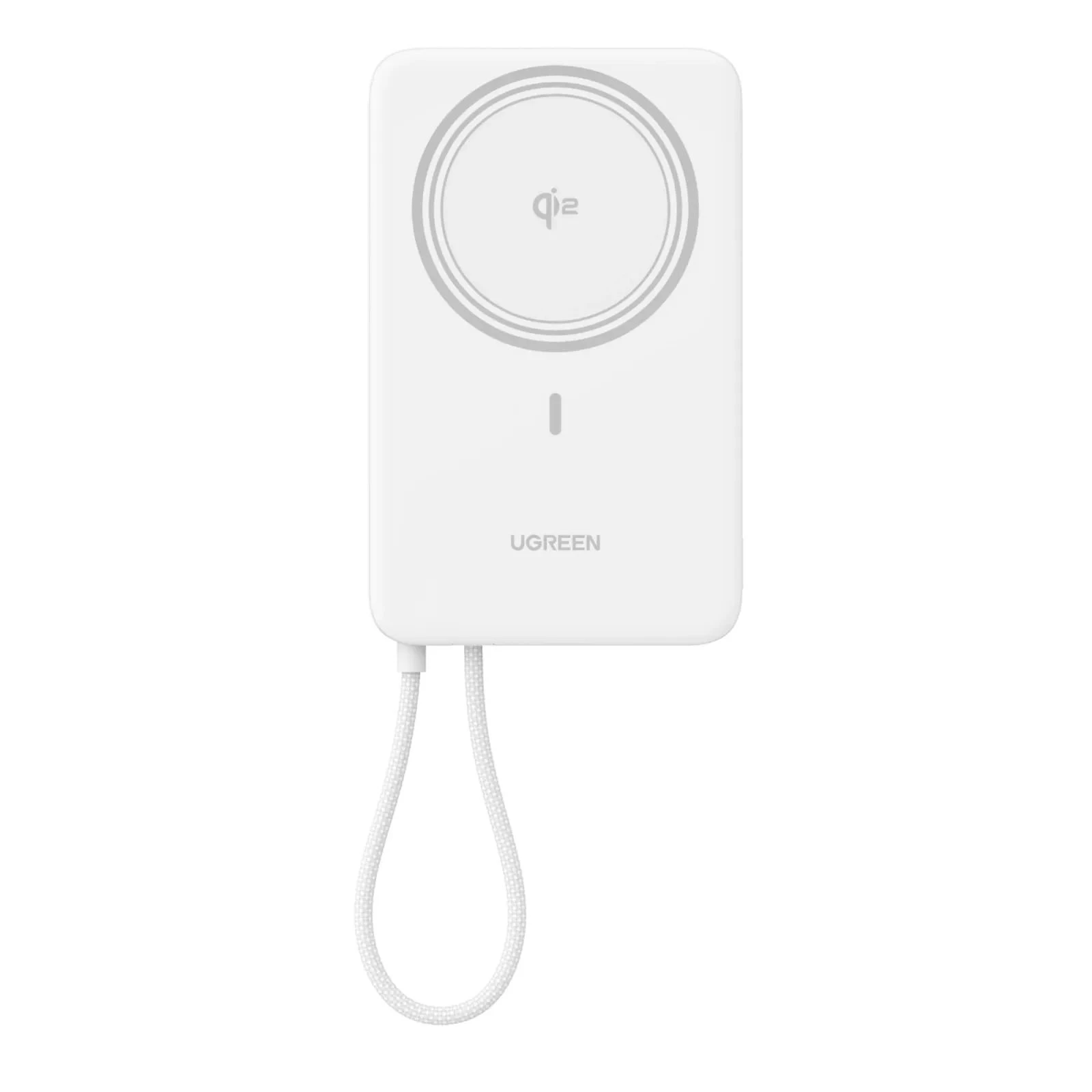 Мобильная батарея Ugreen 10000mAh 30W 1xUSB-C + 15W Magnetic Wireless + cable USB-C white (75983B) (UA)