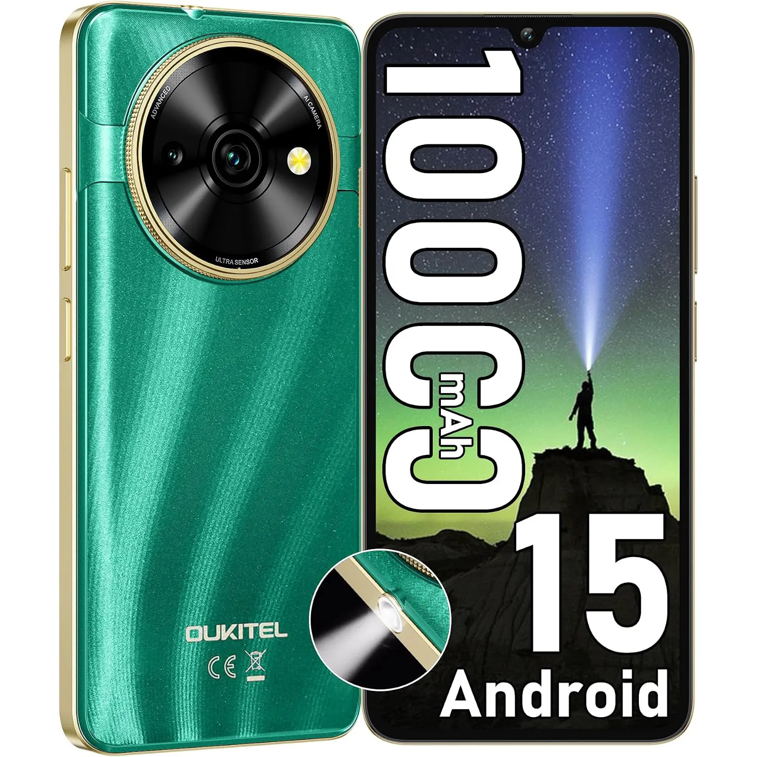 Телефон Oukitel C59 4/128GB Green