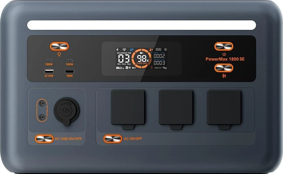 Зарядна станція Blackview Oscal PowerMax 1800SE (1800W, 1024Wh) Gray