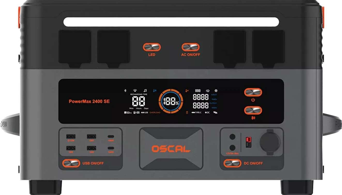 Зарядная станция Blackview Oscal PowerMax 2400SE (2400W, 2016Wh) Gray