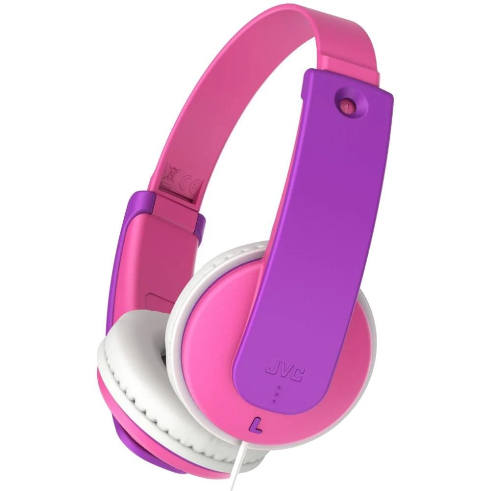 Навушники без мікрофона JVC HA-KD7 Pink/Purple (HA-KD7-PNE) (for Kids)