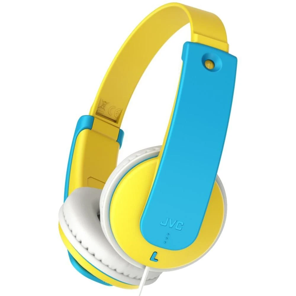 Навушники без мікрофона JVC HA-KD7 Жовті/Світло-сині (HA-KD7-YNE) (for Kids)