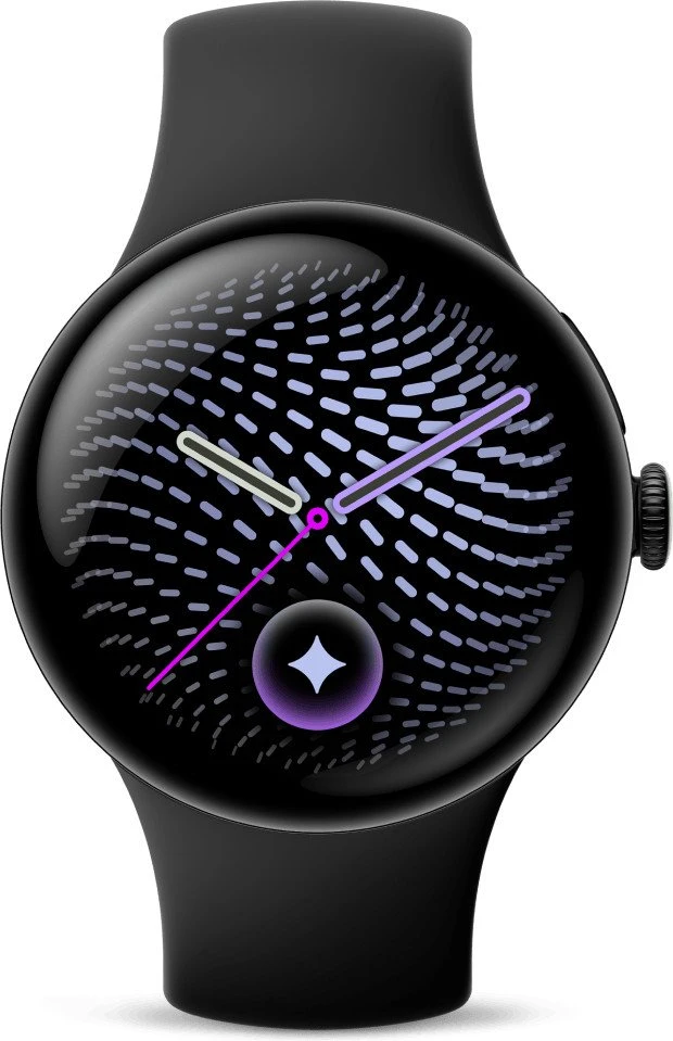 Смарт-часы Google Pixel Watch 5 41mm Wi-Fi Matte Black Aluminum case / Obsidian Active Band