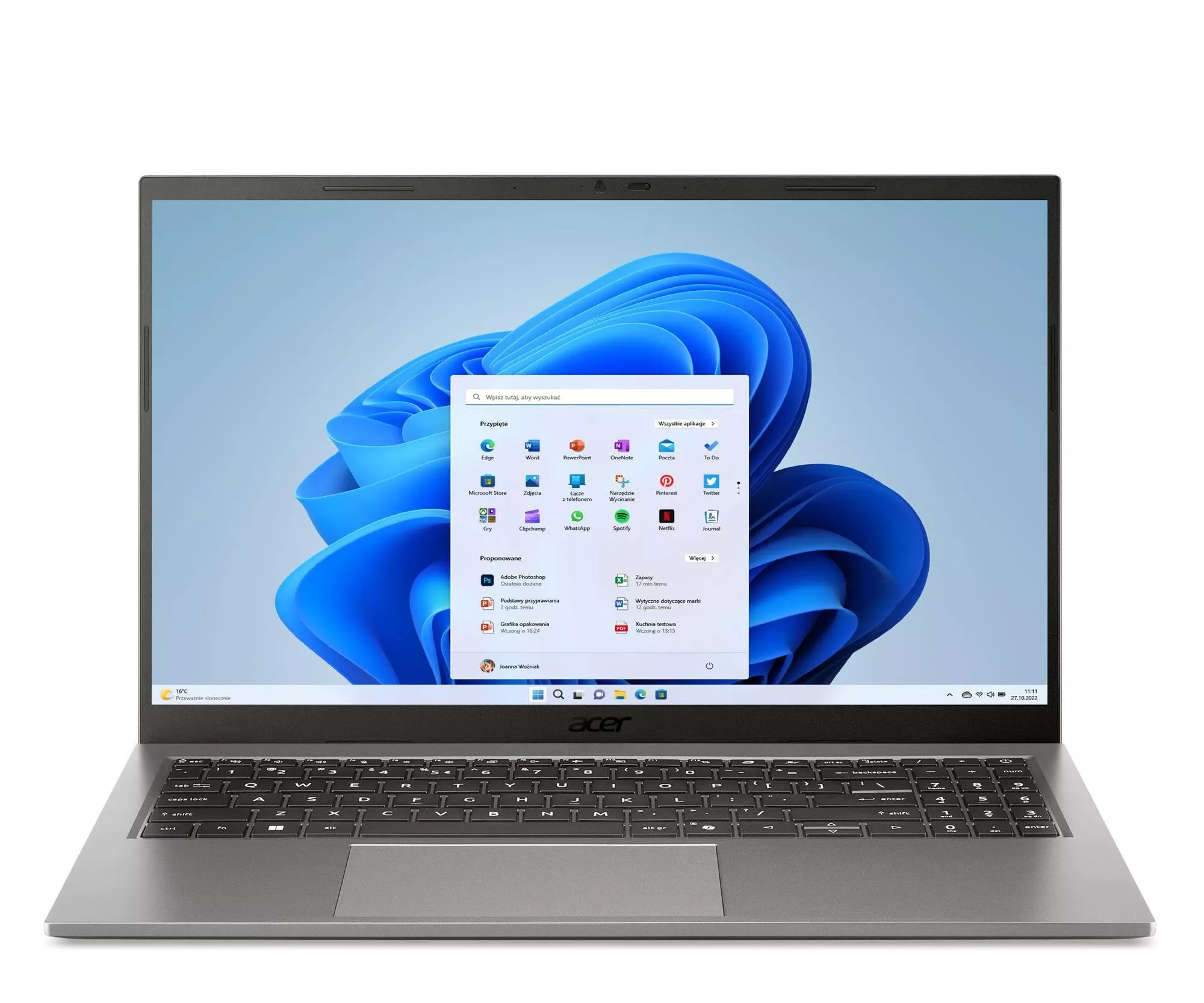 Ноутбук Acer Aspire Go 15 Snapdragon C1-10100/8GB/128GB/Win11 + M365 (AG15-Q31P || NX.W3JEP.001)