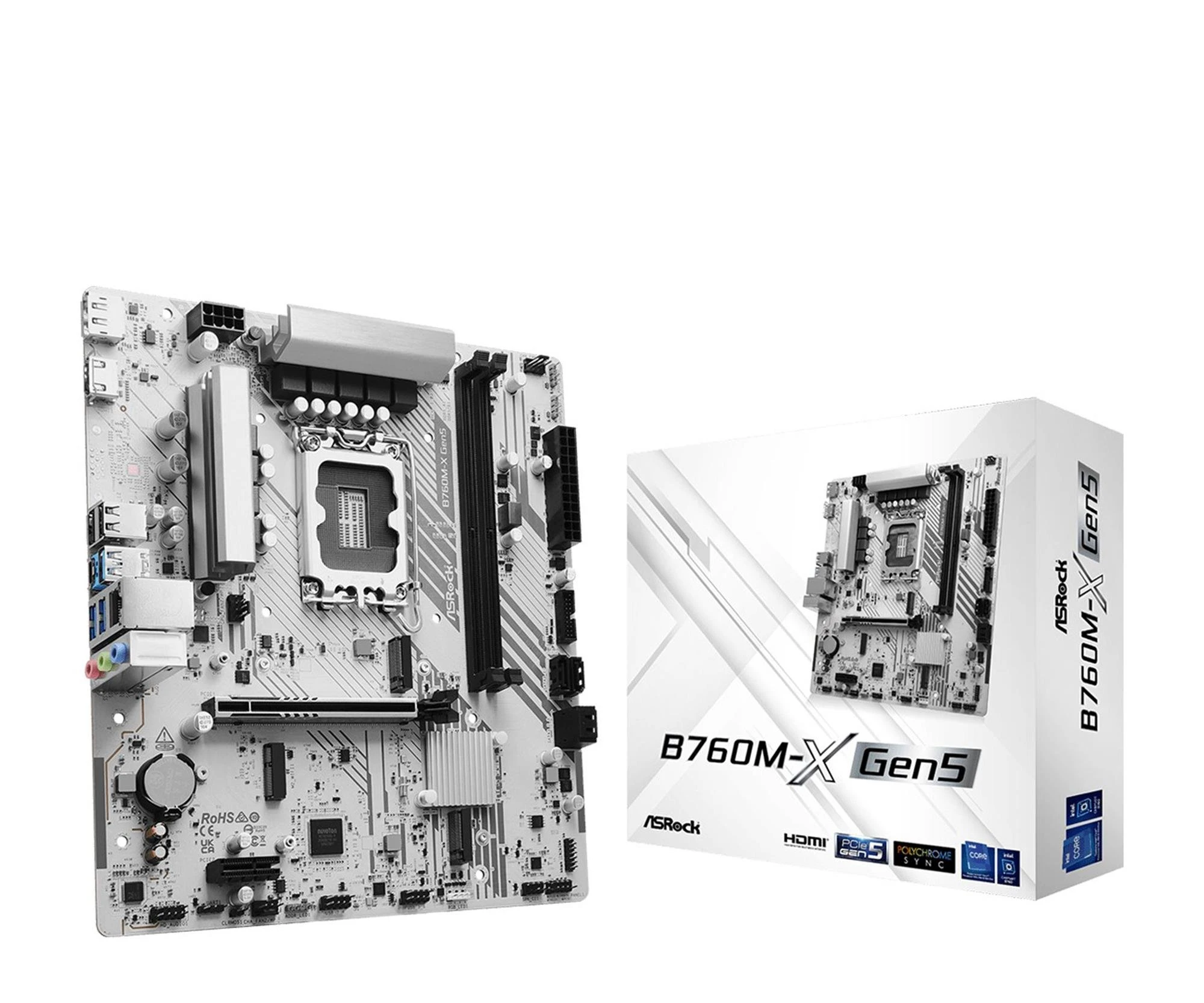 Материнська плата ASRock B760M-X GEN5 (90-MXBTR0-A0UAYZ) EU