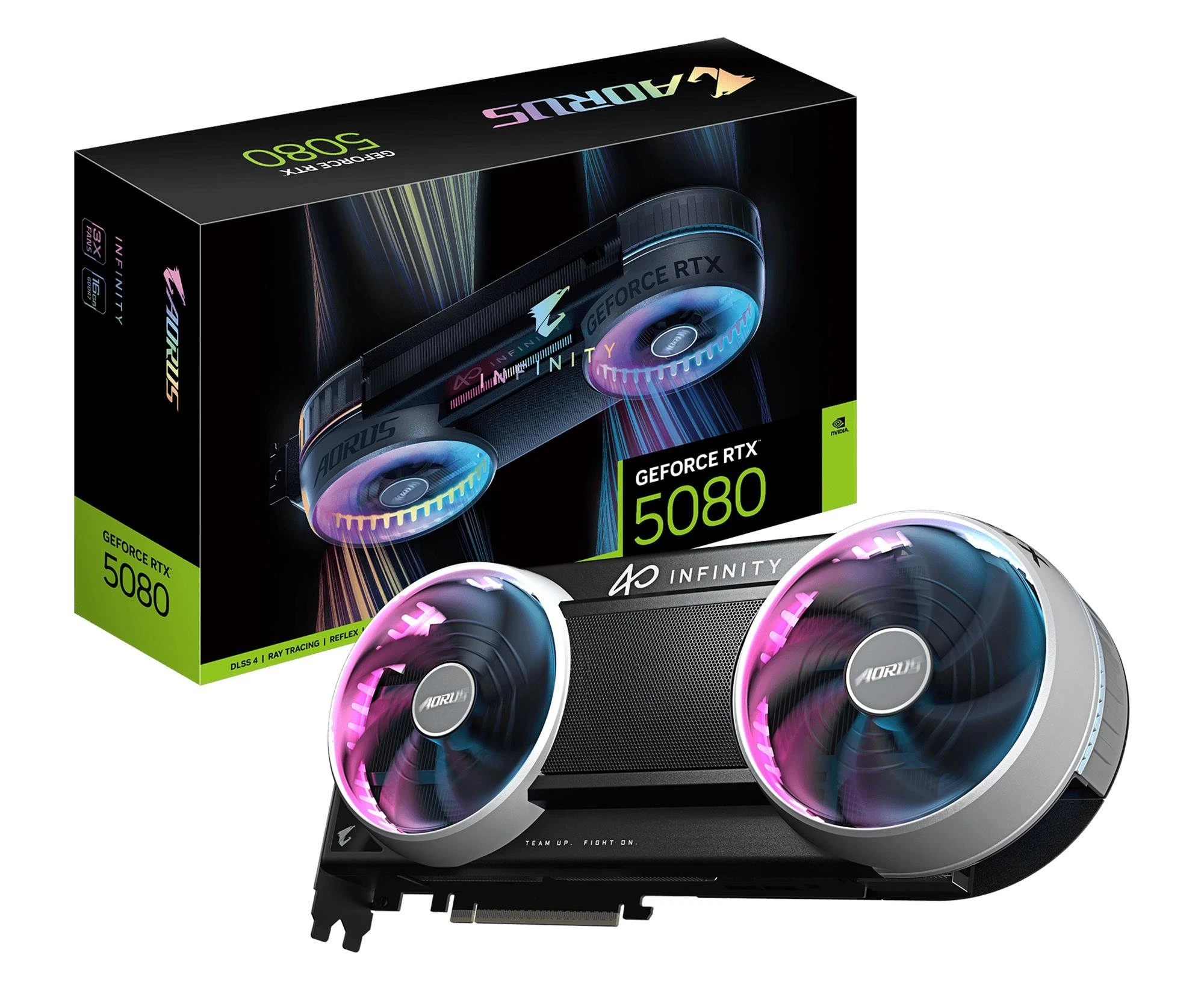Відеокарта Gigabyte GeForce RTX 5080 Infinity 16GB GDDR7 EU