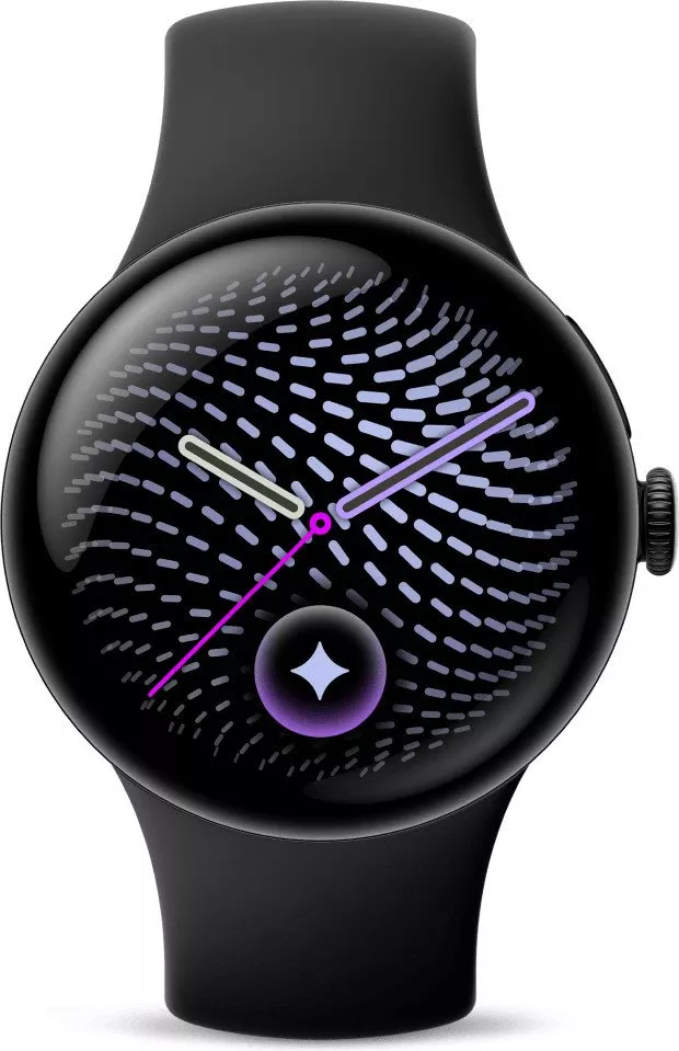 Смарт-годинники Google Pixel Watch 5 41mm Wi-Fi Матовий чорний алюмінієвий корпус / Обсидианова активна стрічка