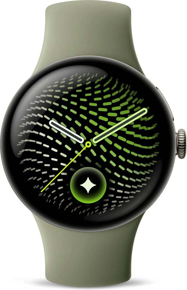 Смарт-часы Google Pixel Watch 5 45mm LTE Satin Pyrite Aluminum case / Olive Active Band
