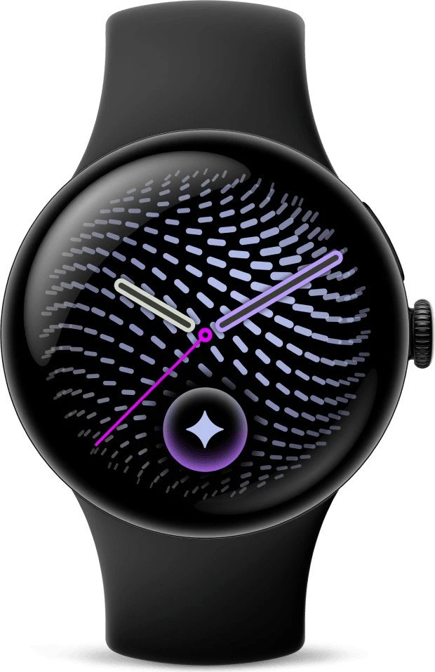 Смарт-годинники Google Pixel Watch 5 45mm Wi-Fi Матовий чорний алюмінієвий корпус / Обсидантовий Active Band