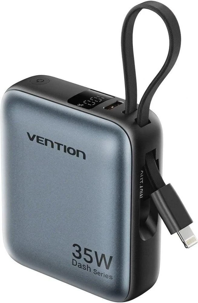Мобільна батарея Vention 10000mAh 35W Gray (FHFH0) (UA)