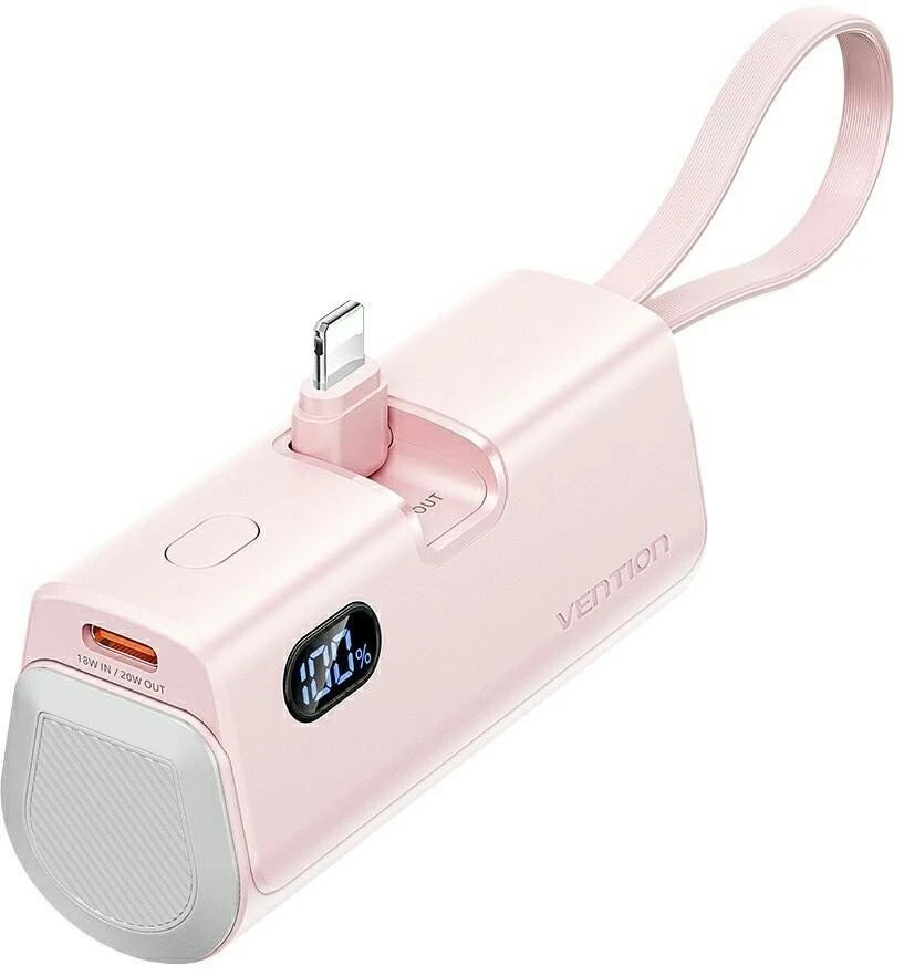 Мобільна батарея Vention 4800mAh 22,5W Pink (FHRP0) (UA)