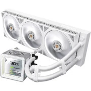 Водяное охлаждение ASRock Steel Legend 360 LCD White (UA)