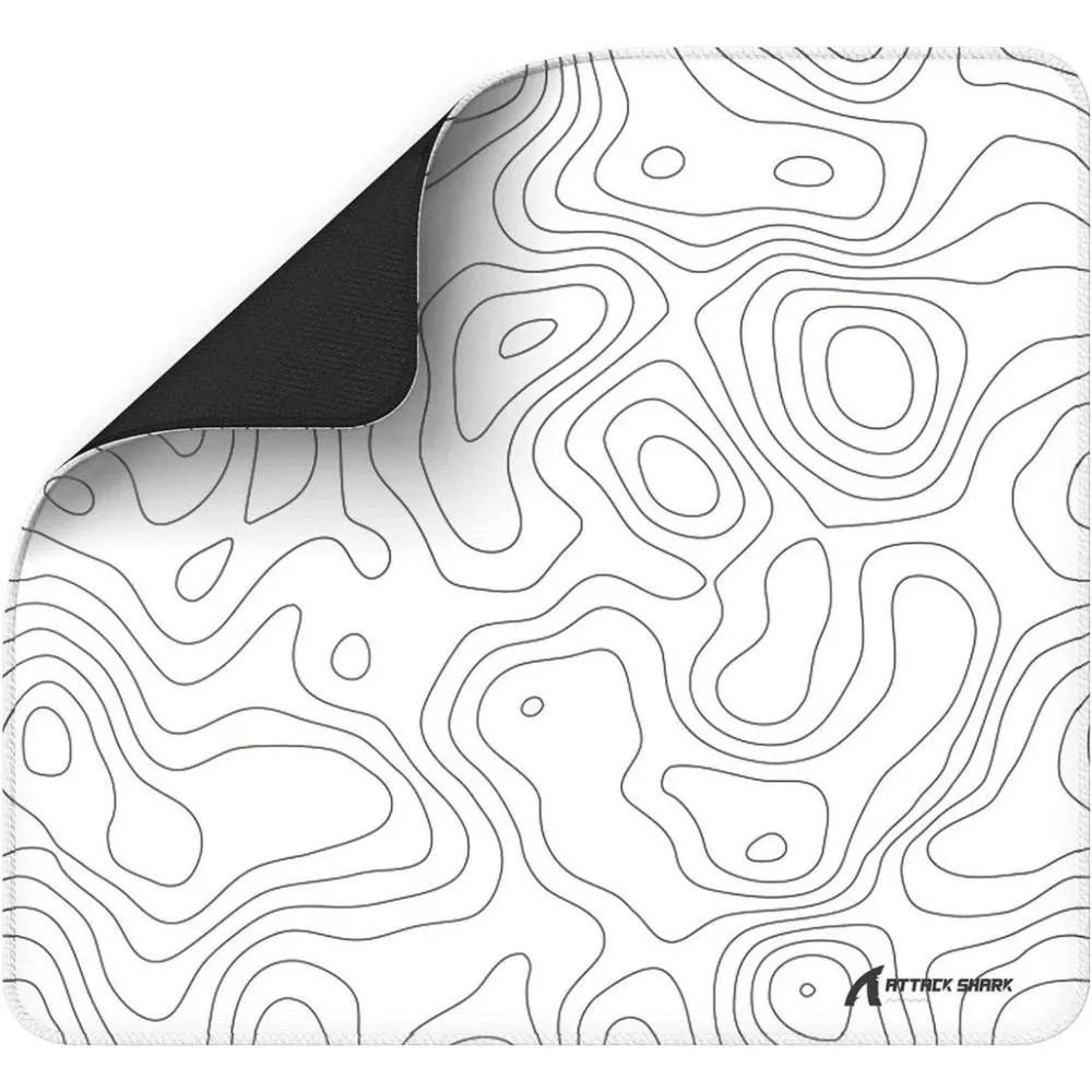 Коврик ATTACK SHARK CM02 Contour white (CM02CW_AS) (UA)