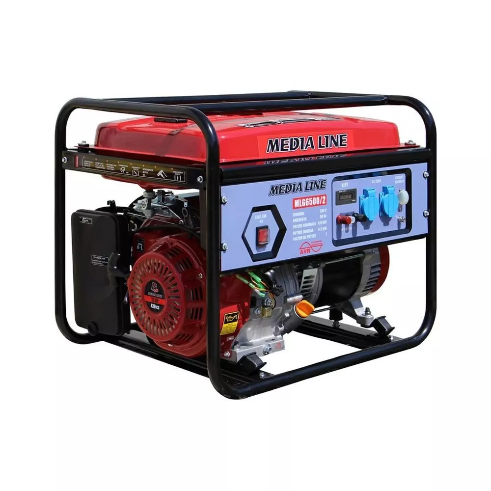 Бензиновый генератор AGT Media Line MLG6500/2 AVR (UA)