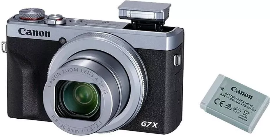 Фотоапарат Canon PowerShot G7 X Mark III Battery kit Silver (3638C016) (UA)
