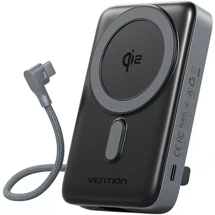 Мобільна батарея Vention 10000mAh 35W Gray (FKHH0) (UA)