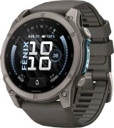 Смарт-часы Garmin Fenix 9 51mm Titanium with Pebble Gray Silicone Band (010-04763-00/01)