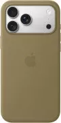 Чехол для смартфона Apple iPhone 18 Pro Max Silicone Case with MagSafe - Olive (MK924)